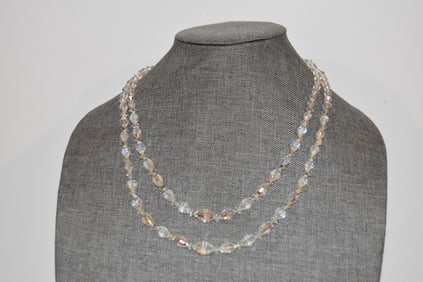 Vintage Beaded crystal Necklace
