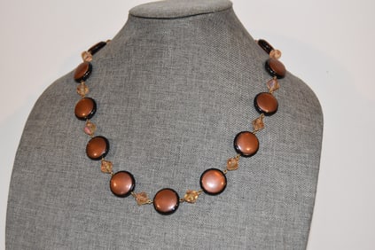 Vintage Beaded West Germany Necklace
