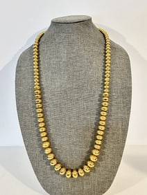 Vintage Beaded gold tone Monet Necklace