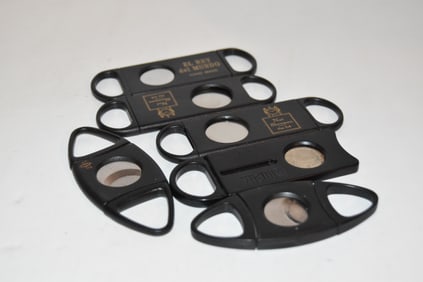 Vintage lot of 6 Cigar cutters