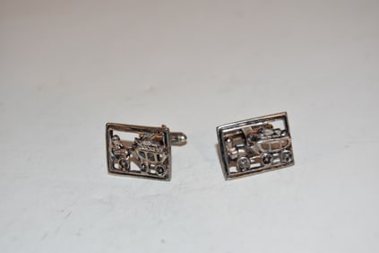 Vintage horse and buggy Cufflinks