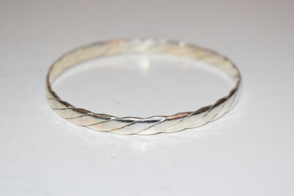 Vintage Sterling Silver mexico Bracelet 8"