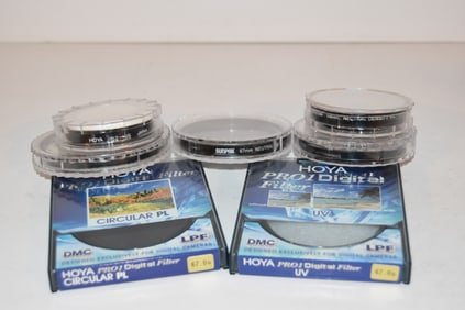 Lot of Vintage Photo Lens Filters