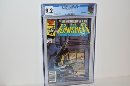 Comic the punisher #4 CGC 9.2 News Stand