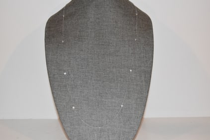 Vintage Sterling Silver gem stone Necklace