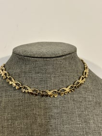 Vintage monet gold tone heart Necklace