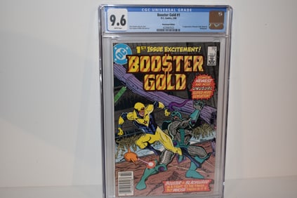 Booster Gold #1 CGC 9.6 1st App Booster Gold!! James Gunn DCU Show! NEWSSTAND!!