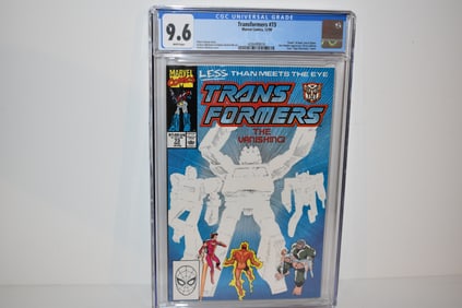 Transformers 73 CGC 9.6 Death of Hook Line Sinker 12/1990 KEY