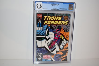 Transformers #75 - CGC 9.6 - Marvel - "Death" of Scorponok & Unicron