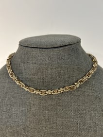 Vintage Kiam Family gold tone rhinestone Necklace