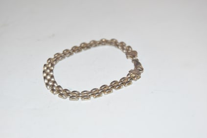 vintage Sterling Silver italy Bracelet 7"