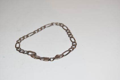 vintage Sterling Silver Bracelet 8"