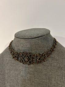 Vintage rhinestone choker Neckalace
