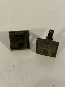 Vintage Sterling Silver Cuff Links