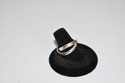 Tiffany & Co. Tiffany 1837 Interlocking Circles Ring 925 Sterling Silver Ring sz 8