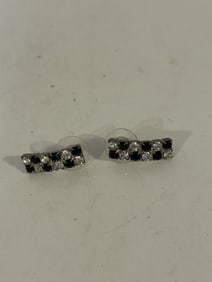Vintage rhinestone post Earrings