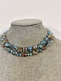 Vintage glass Beaded Necklace