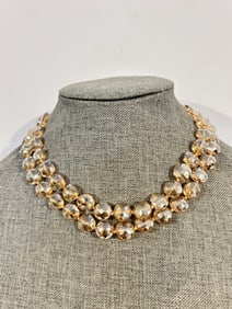 Vintage glass Beaded Necklace