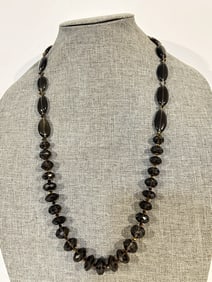 Vintage heavy glass Beaded Necklace