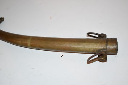 Vintage old brass sheath