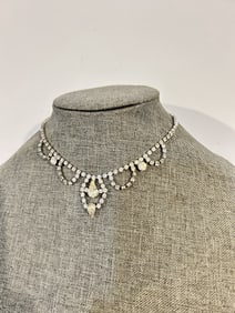 Vintage rhinestone choker Necklace
