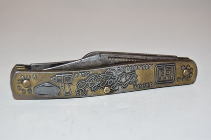 Vintage Imperial Ingersoll Rand Tools A.J. Foyt Racing Pocket Knife Made in Usa