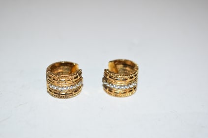 Vintage Sterling silver Vermeal Earrings