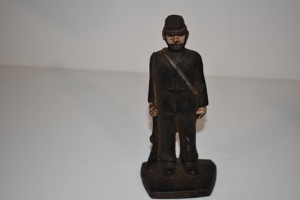 Civil War Soldiers Confederate Union Soldier Cast Iron Vintage