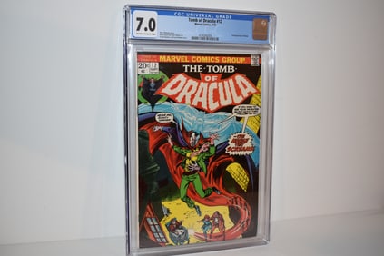 Comic Tomb of Dracula #12 - 2nd appearance Blade the Vampire Slayer Marvel CGC 7.0