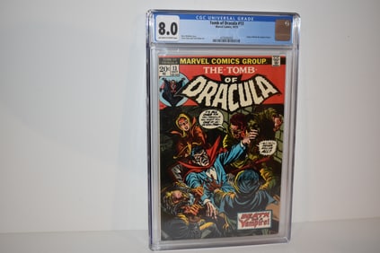 Comic Tomb of Dracula #13 - 10/73 - CGC 8.0  Origin of Blade & 1st Deacon Frost