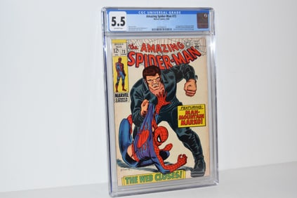 Vintage Comic Book Amazing Spider-man #73 CGC 5.5
