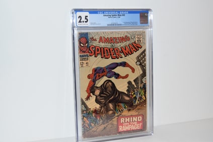 Vintage Comic Book Amazing Spider-man #43 CGC 2.5