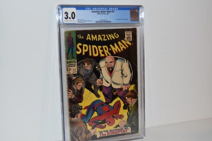 Vintage Comic Book Amazing Spider-man #51 CGC 3.0