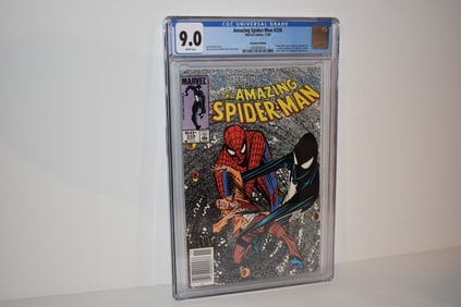 Amazing Spiderman 258 CGC 9.0 White Pages - Newsstand Edition