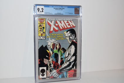 Vintage Comic Book X-Men #210  CGC 9.2