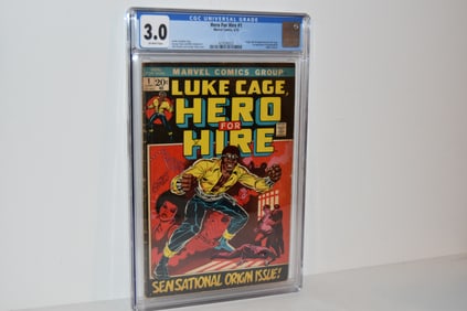 Luke Cage Hero for Hire #1 Marvel Comic Book CGC 3.0