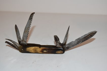 Vintage Solingen Germany Anton Wingen Jr Knife missing pcs/parts