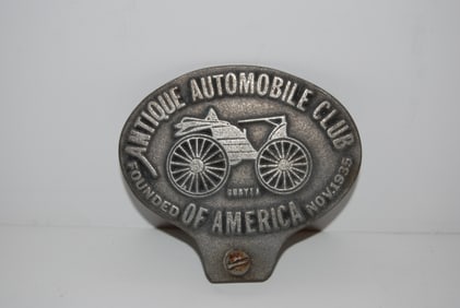 vintage antique automobile licence topper Nov. 1935