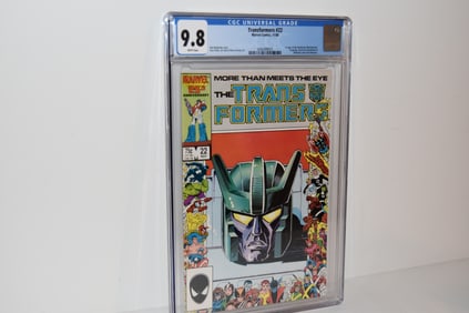 Vintage Comic Book Marvel Comics (1984) Transformers #22 1st Appearance Stunticons CGC 9.8