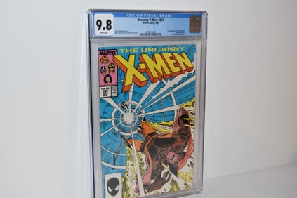 Vintage Comic Book Uncanny X-Men #221 (1987) CGC 9.8 1st App Of Mr. Sinister
