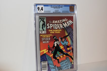 Vintage Comic Book Amazing Spider-Man #252 CGC 9.4 News Stand