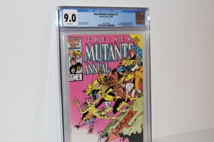 Vintage Comic Book New Mutants #2 Annual CGC 9.0
