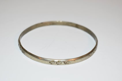vintage sterling silver mexico bracelet 7.5"