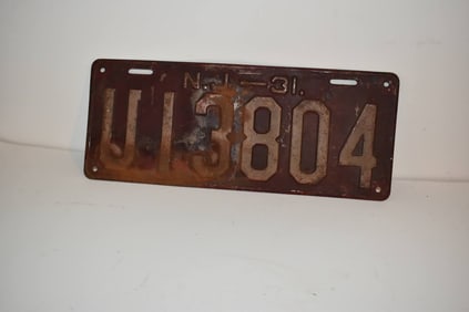 Vintage License Plates