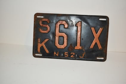 Vintage License Plates