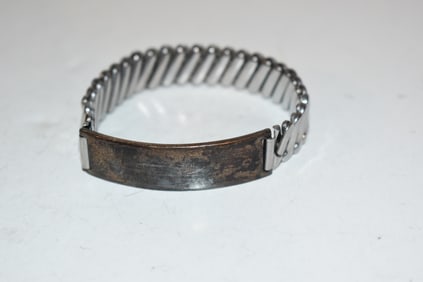 Vintage Sterling Silver stretch Bracelet