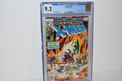 X-men #113 CGC 9.2 Wolverine Magneto 1978 Marvel Comics John Bryne newstand