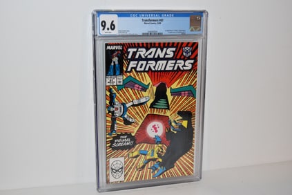 Transformers 61 CGC 9.6 1st Unicron Death of Keeper 12/1989