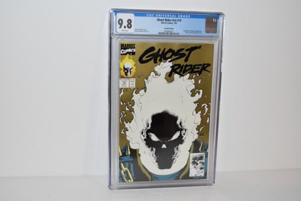 Ghost Rider 15 CGC 9.8 Glow-In-the Dark-Cover. White Pages.