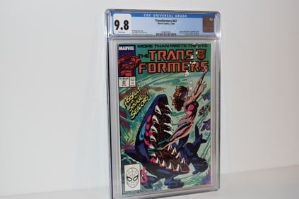 Transformers #47 Marvel Comics 12/88 CGC 9.8 White 1st Appearance of Raindance